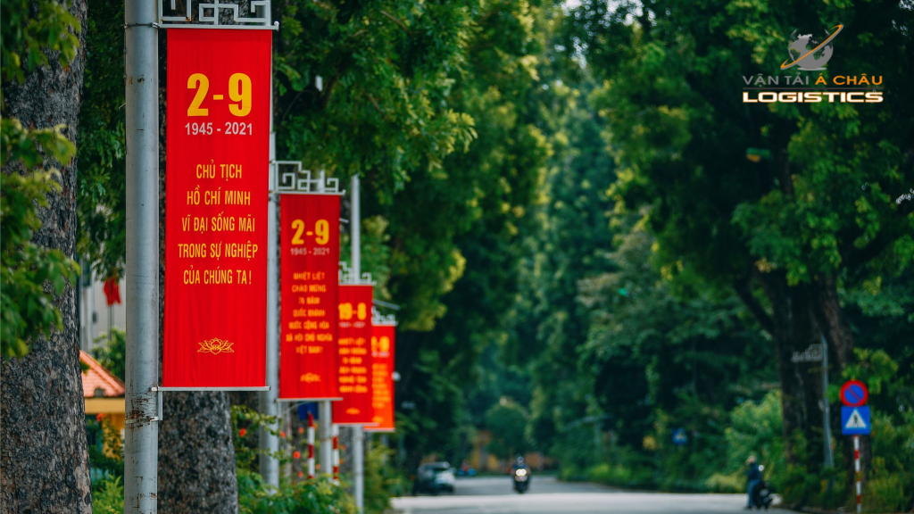 Vận chuyển banner cho sự kiện 2/9 – Giải pháp hậu cần hiệu quả, chuyên nghiệp và đúng tiến độ