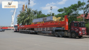 Dịch Vụ Chở Hàng Siêu Dài Từ KCN Hải Phòng Bằng Moóc Sàn
