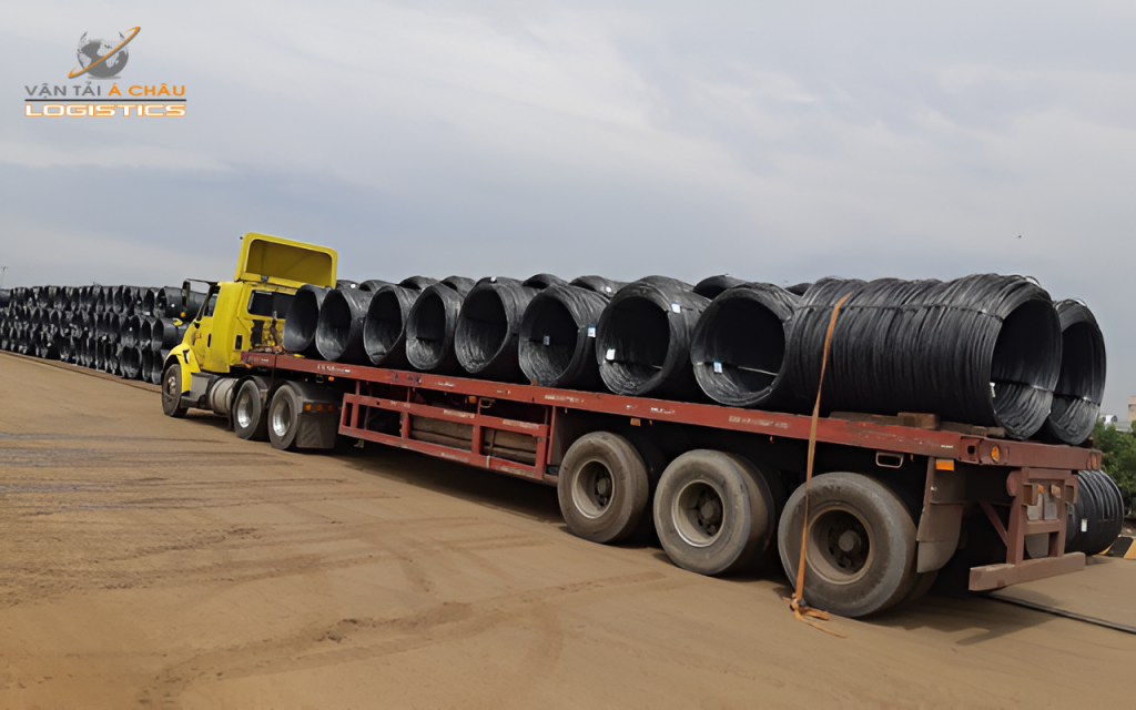 Dịch vụ vận chuyển sắt thép từ cảng TP.HCM đến khu công nghiệp Sóng Thần – Uy tín, chuyên nghiệp, đúng tiến độ