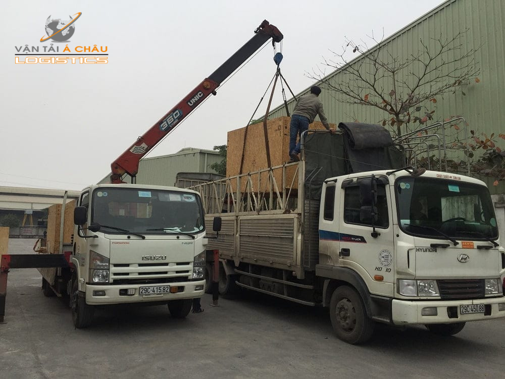 Vận chuyển máy bơm từ cảng TP.HCM đến các khu công nghiệp tại Bình Dương