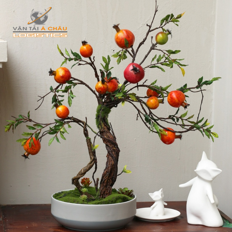 Dịch vụ vận chuyển cây lựu đỏ phong thủy bonsai – Giải pháp an toàn, chuyên nghiệp cho mùa Tết