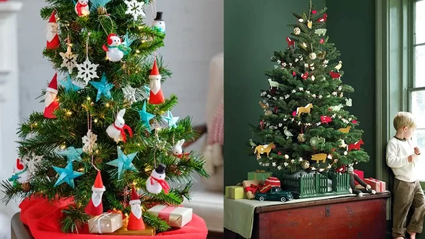 Trang trí cây thông noel với những ngôi sao nhỏ lấp lánh