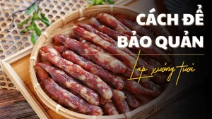 Dịch vụ vận chuyển lạp xưởng tươi bảo quản lạnh dịp cận Tết từ Sóc Trăng đi các tỉnh miền Tây