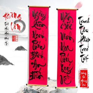 Vận chuyển tranh thư pháp, câu đối đỏ Tết từ Hà Nội đi các tỉnh phía Nam